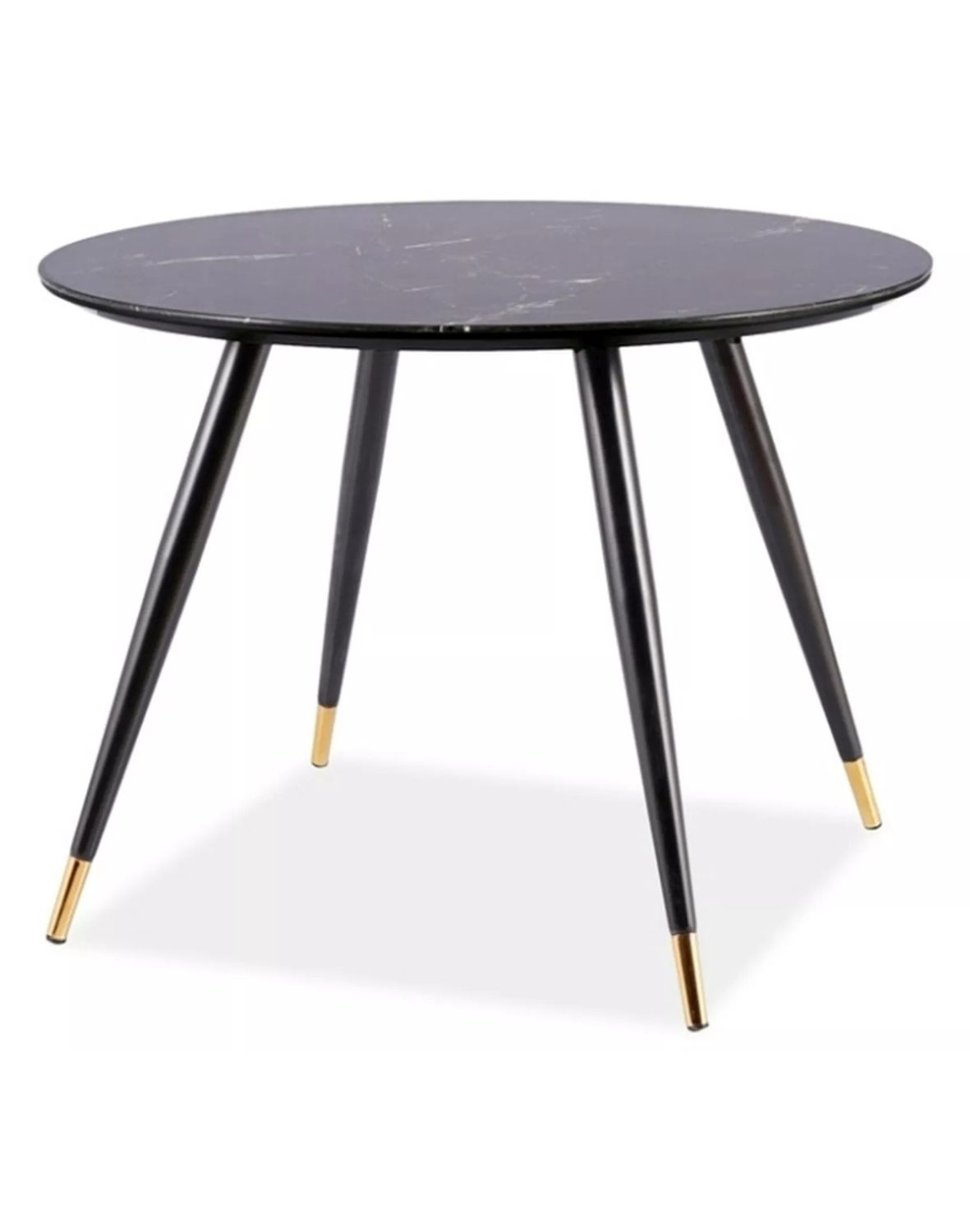 Stůl Cyryl II černý kulatý 100 cm