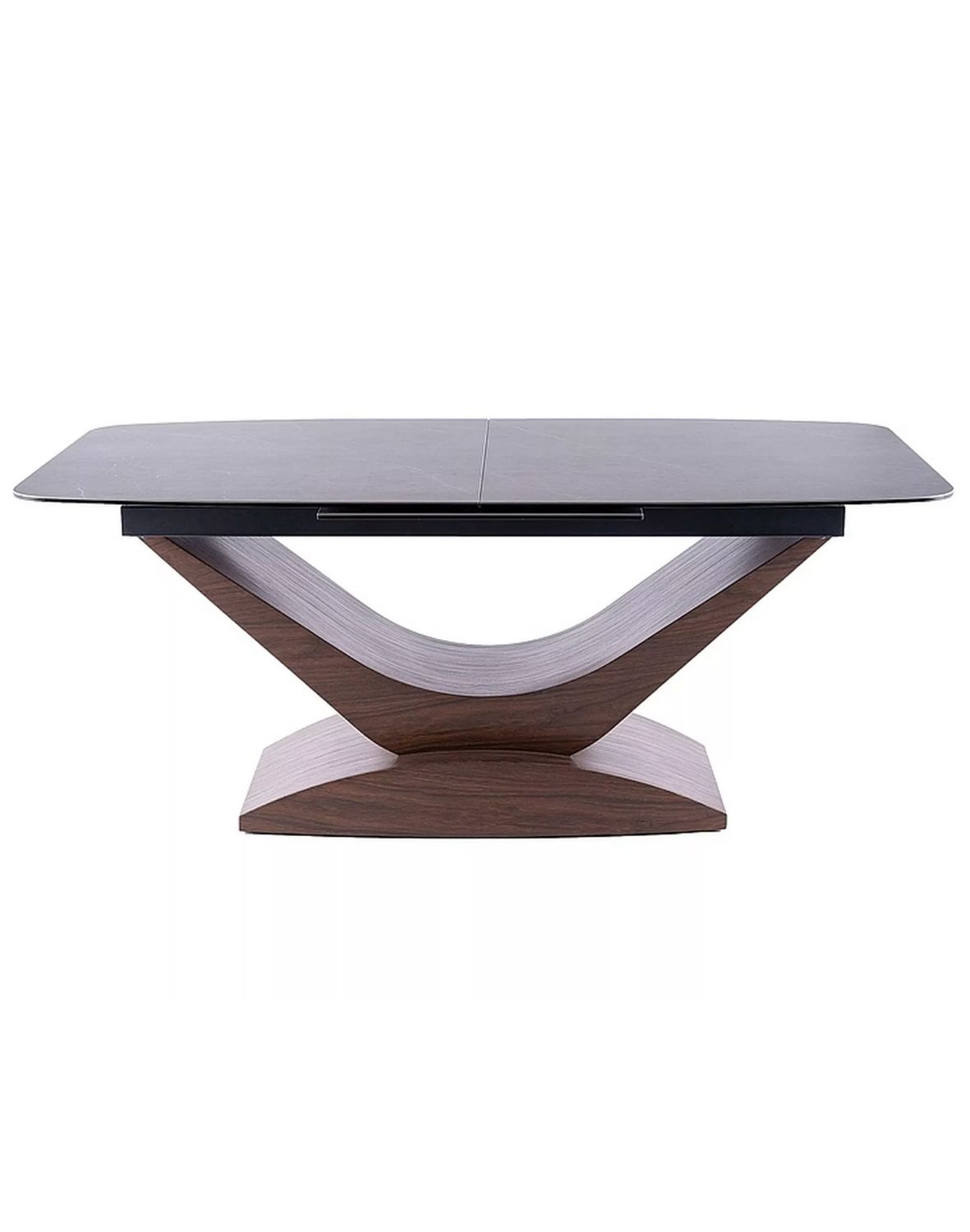 Stůl Dolce Ceramic Šedý, Ořech 180 (240)x 95 cm