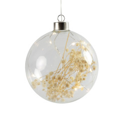 Světelná LED dekorační koule TANIA 13 cm
