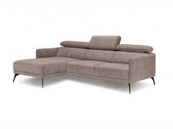 Světle hnědá rohová sedací souprava BLIZZARD Varianta: Levý roh