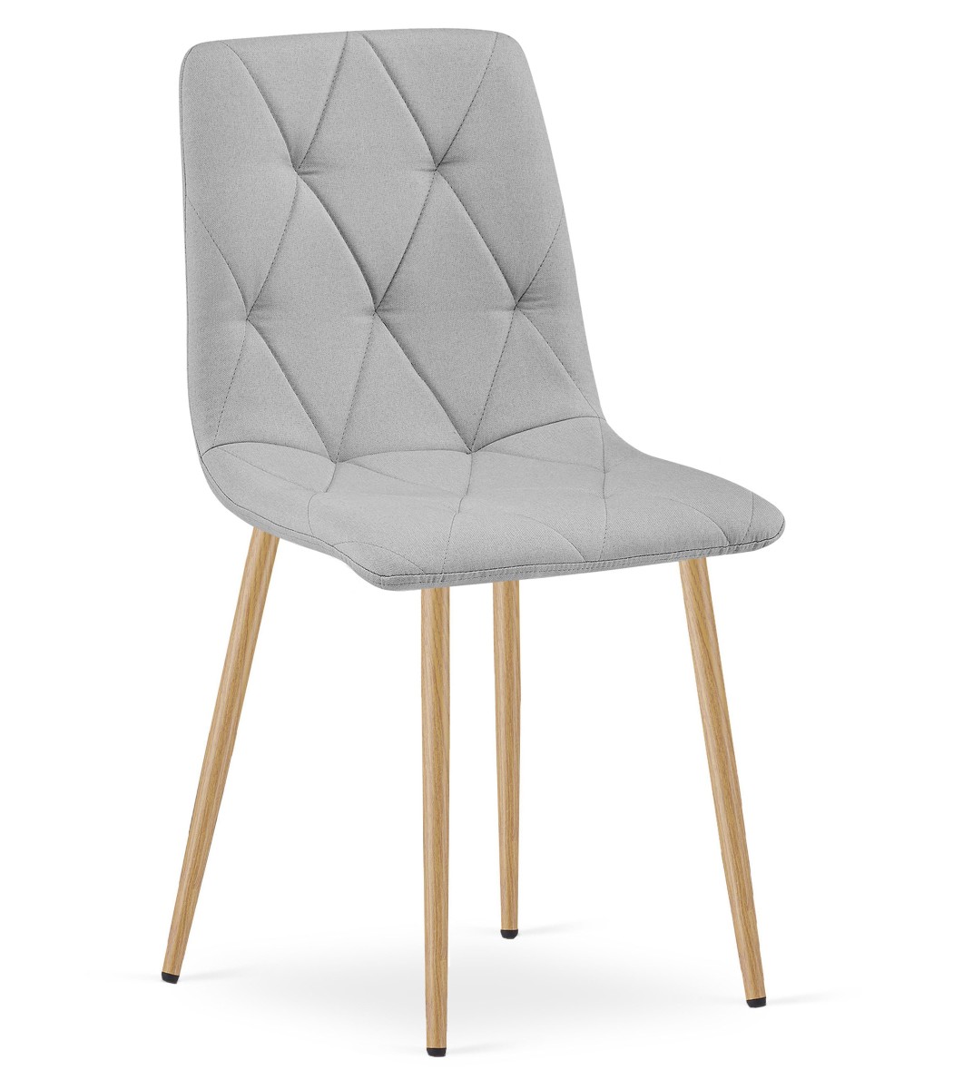 Světle šedá jídelní židle LIBRA