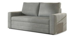 Světle šedá rozkládací pohovka WAVE