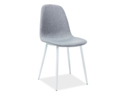 Světle šedá židle FOX