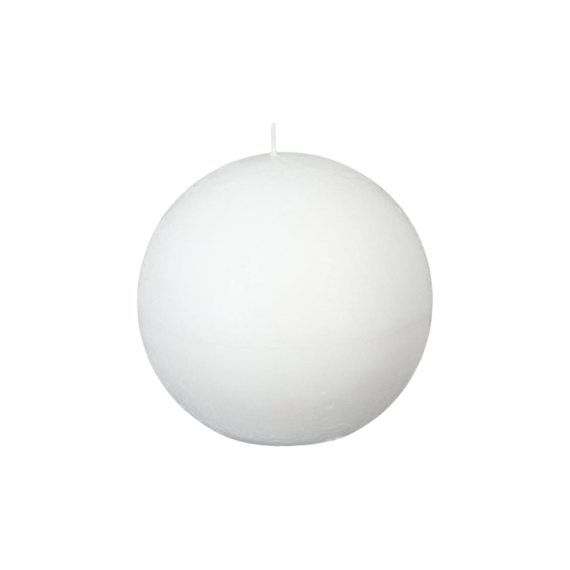 Svíčka koule CANDLE BALL VANILLA 7,5 cm bílá