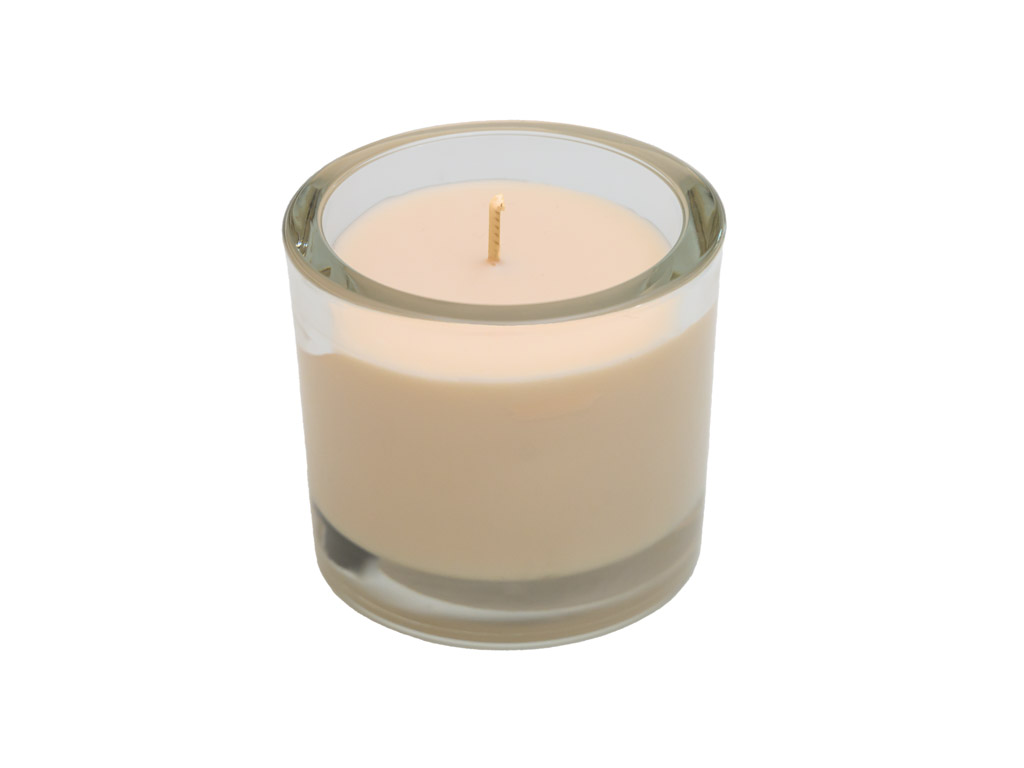 Svíčka ve skle MINNESOTA CHAMPAGNE 9 cm krémová