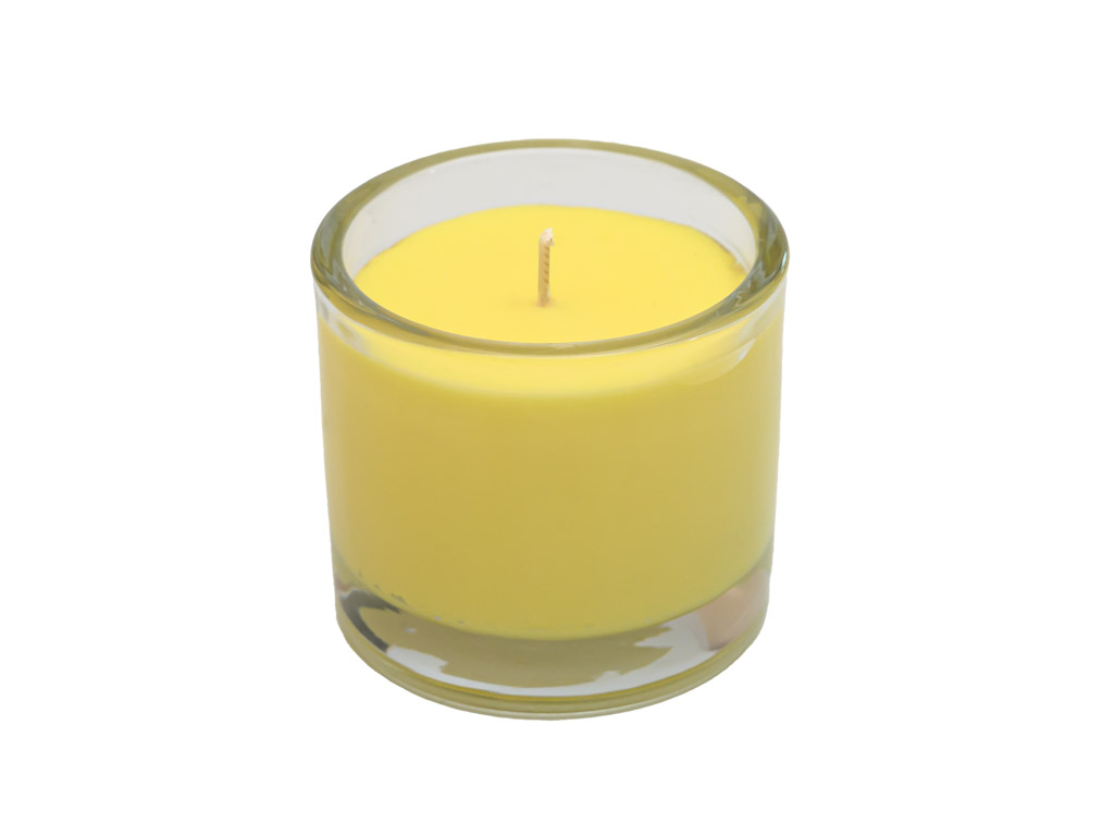 Svíčka ve skle MINNESOTA POPCORN YELLOW 9 cm žlutá