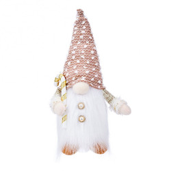 Svítící vánoční skřítek JINGLE 30 cm - různé druhy Barva: Hnědá