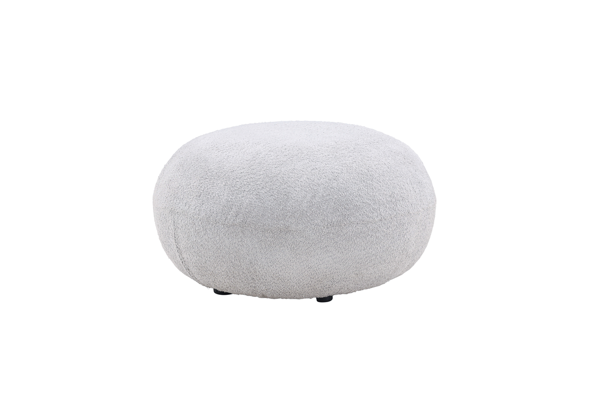 Taburet BOLOGNA průměr 74 cm, světle šedý