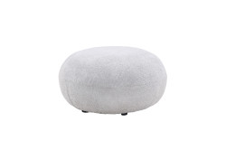 Taburet BOLOGNA průměr 74 cm, světle šedý