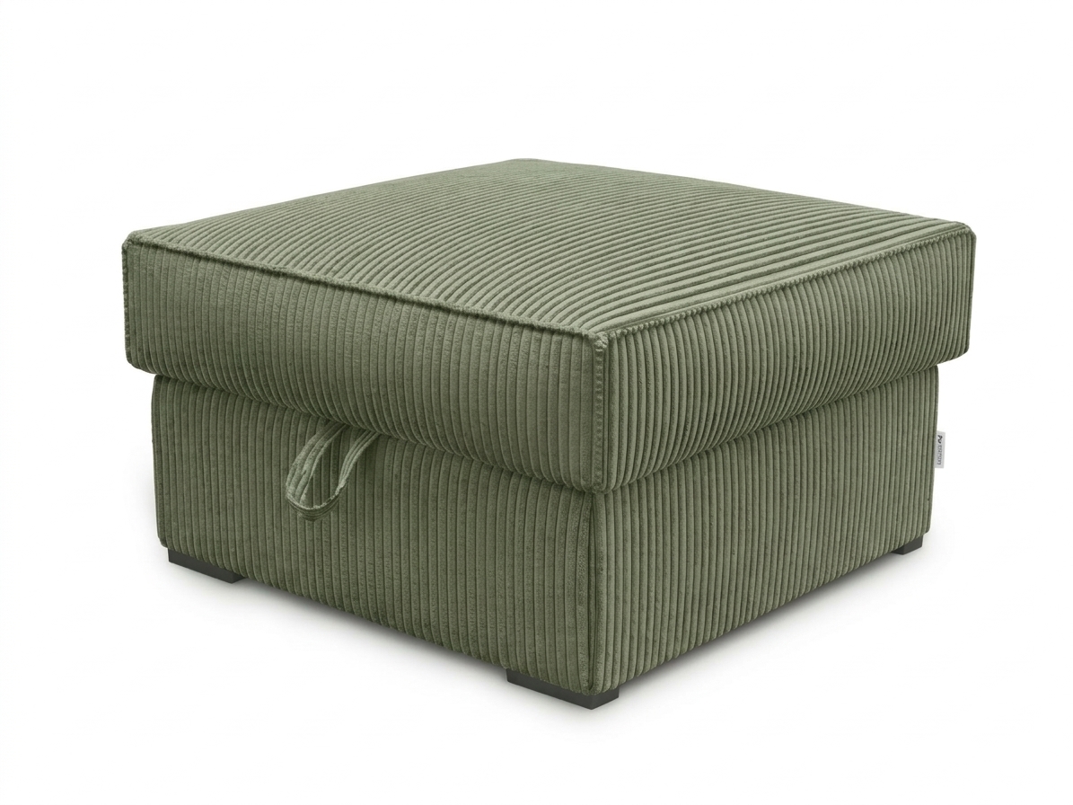 Taburet SMART COSARO XL s úložným prostorem 71x71 cm, mentolový