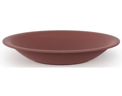 Talíř Caruba Eco 21 cm, cihlový