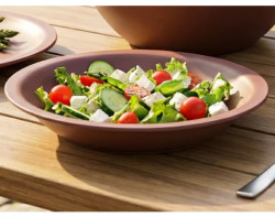 Talíř Caruba Eco 21 cm, cihlový