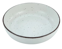 Talíř/miska Modern Fashion Stone 18 cm, krémová