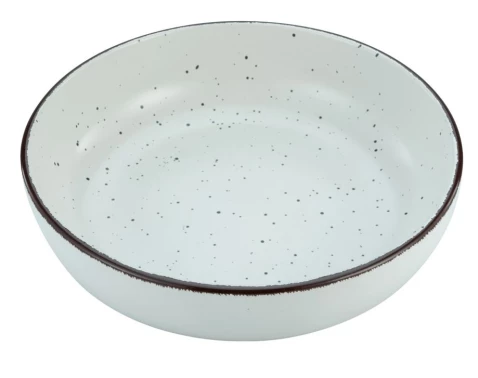 Talíř/miska Modern Fashion Stone 18 cm, krémová