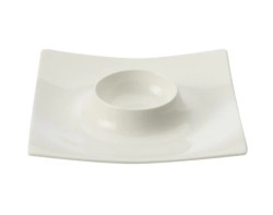 Talířek na vejce Motion 11,5 cm, bílý