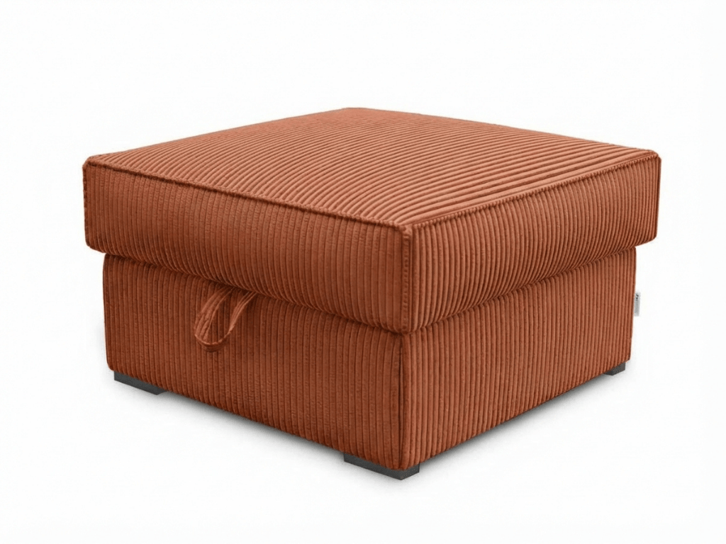 Terakotový taburet SMART COSARO s úložným prostorem 65x65 cm