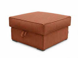 Terakotový taburet SMART COSARO s úložným prostorem 65x65 cm