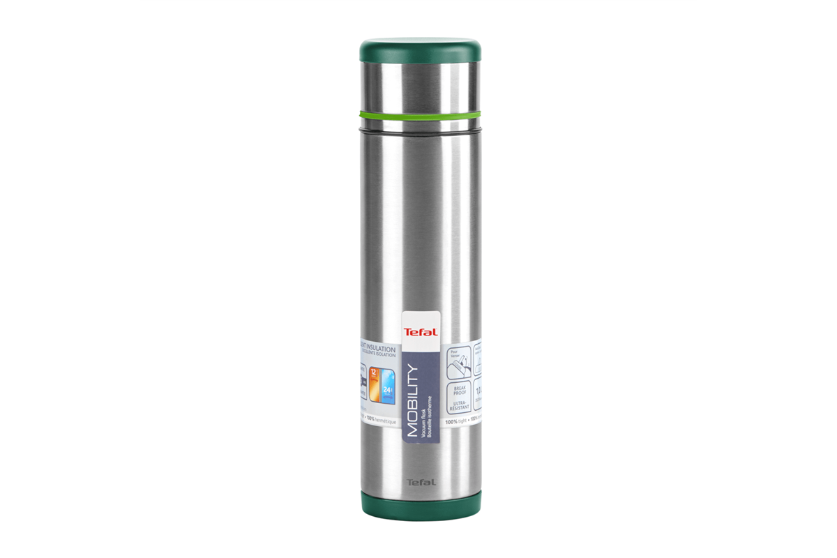 Termoska Tefal Mobility  K3062414 1 l Nerezová/Zelená