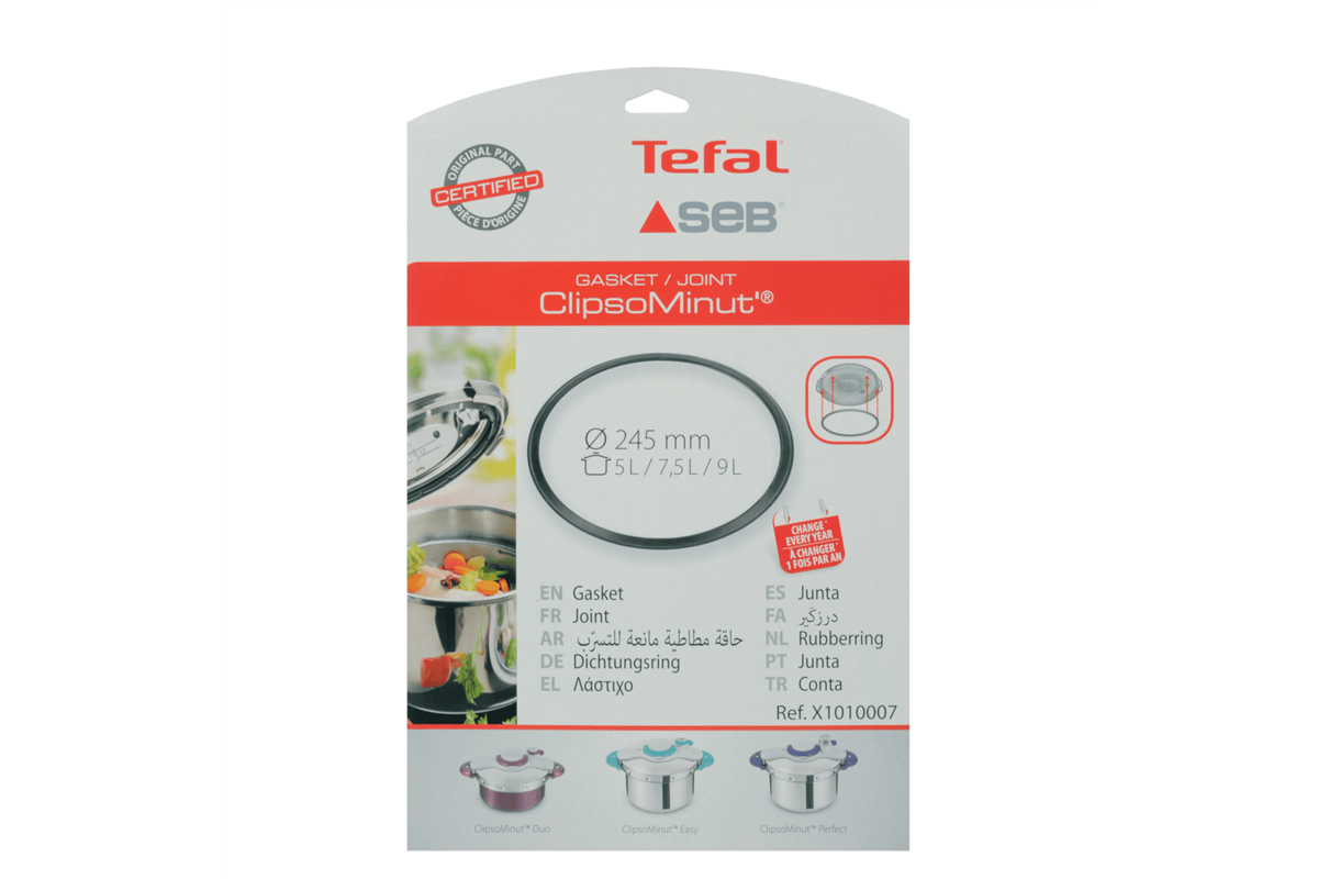 Těsnění Tefal Clipso 5, 7.5, 9 l X1010007 245 mm