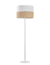 TK Lighting - Stojací lampa Linobianco