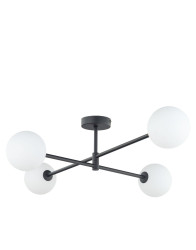 TK Lighting - Stropní lampa Sarius Black 4