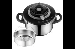 Tlakový hrnec Tefal Clipso+ CHEF 4,5 l P4550632 Nerezový/Černý