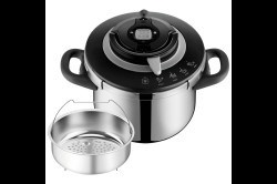 Tlakový hrnec Tefal Clipso+ CHEF 6 l P4550731 Nerezový/Černý