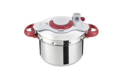 Tlakový hrnec Tefal Clipso Minut Perfect 6 l P4620733 Nerezový/Bílý