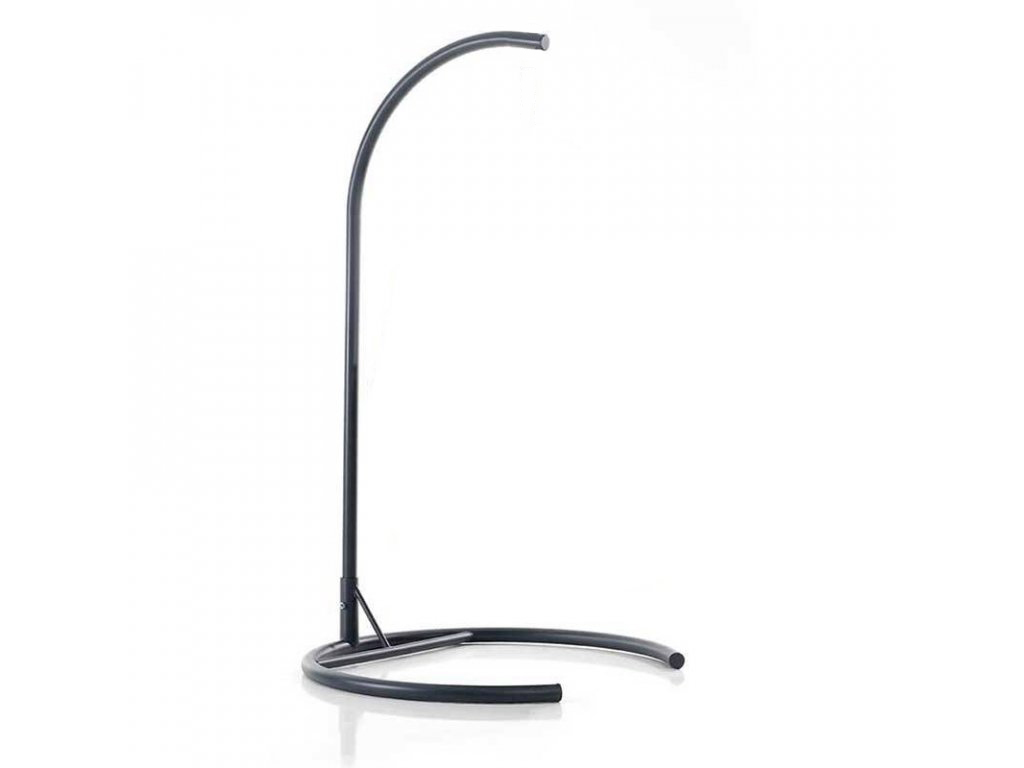 Tmavě šedý stojan na závěsné houpací křeslo ANTRACITE