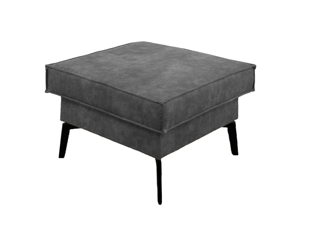 Tmavě šedý taburet MICA