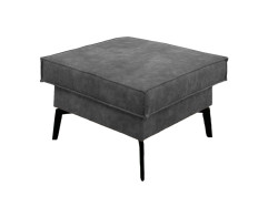 Tmavě šedý taburet MICA