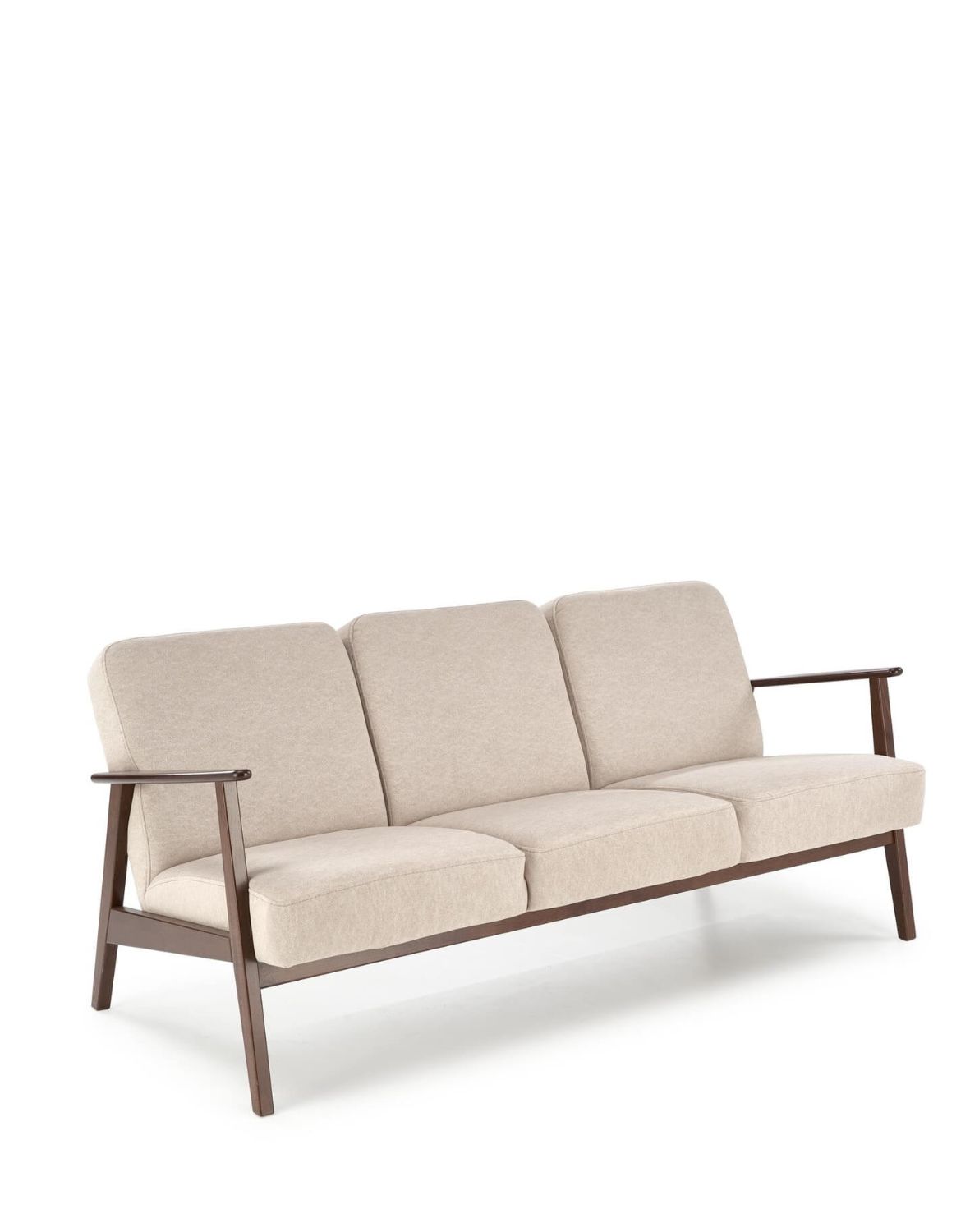 Třímístná pohovka do obývacího pokoje Milano 3S, retro, béžová