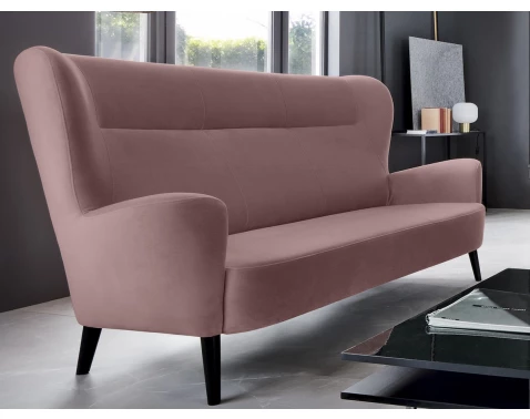 Trojmístná pohovka Next, starorůžová látka