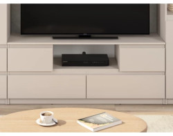 TV skříňka Carlos, béžový kašmír, šířka 140 cm