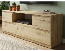 TV skříňka Carlos, dub artisan, šířka 140 cm