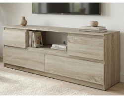TV skříňka Carlos, dub sonoma, šířka 140 cm