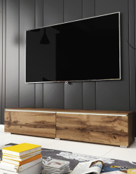TV stolek 140 cm závěsný nebo stojící dub wotan Lowboard D