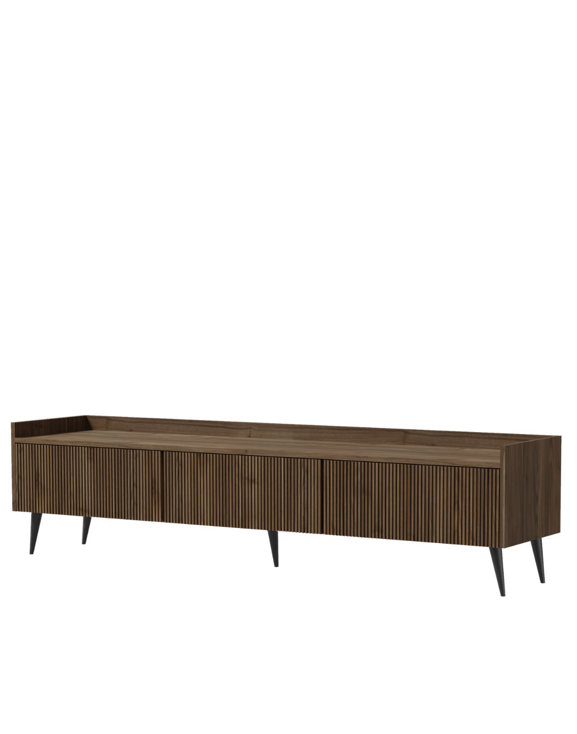 TV stolek 180 cm na nožičkách s frézovanými čely (Ademo REG5 180)