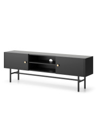 TV stolek Diva, černý 155 cm