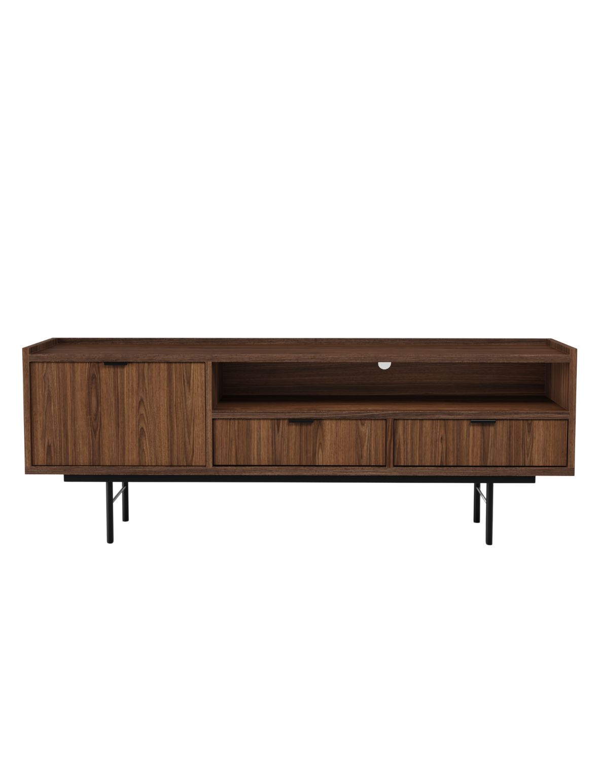 TV stolek Edison Brown Warmia Walnut 150 cm
