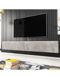 TV stolek LED beton Lowboard D180