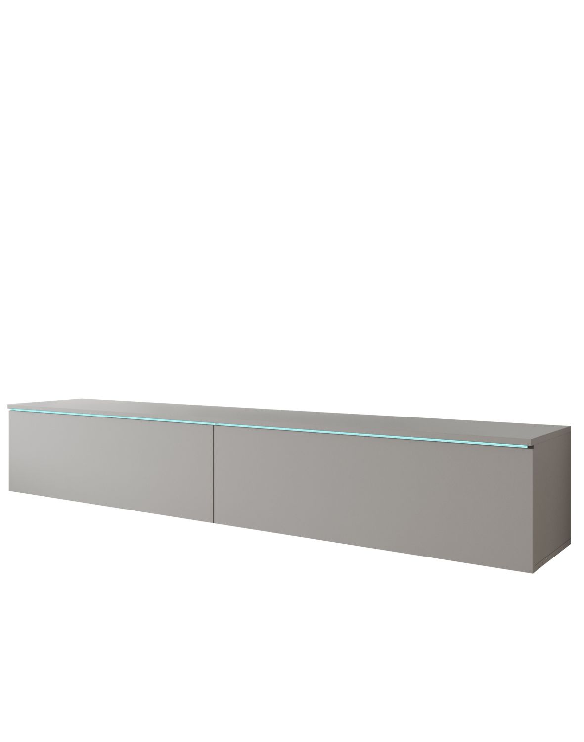 TV stolek LED šedý pallad Lowboard D180