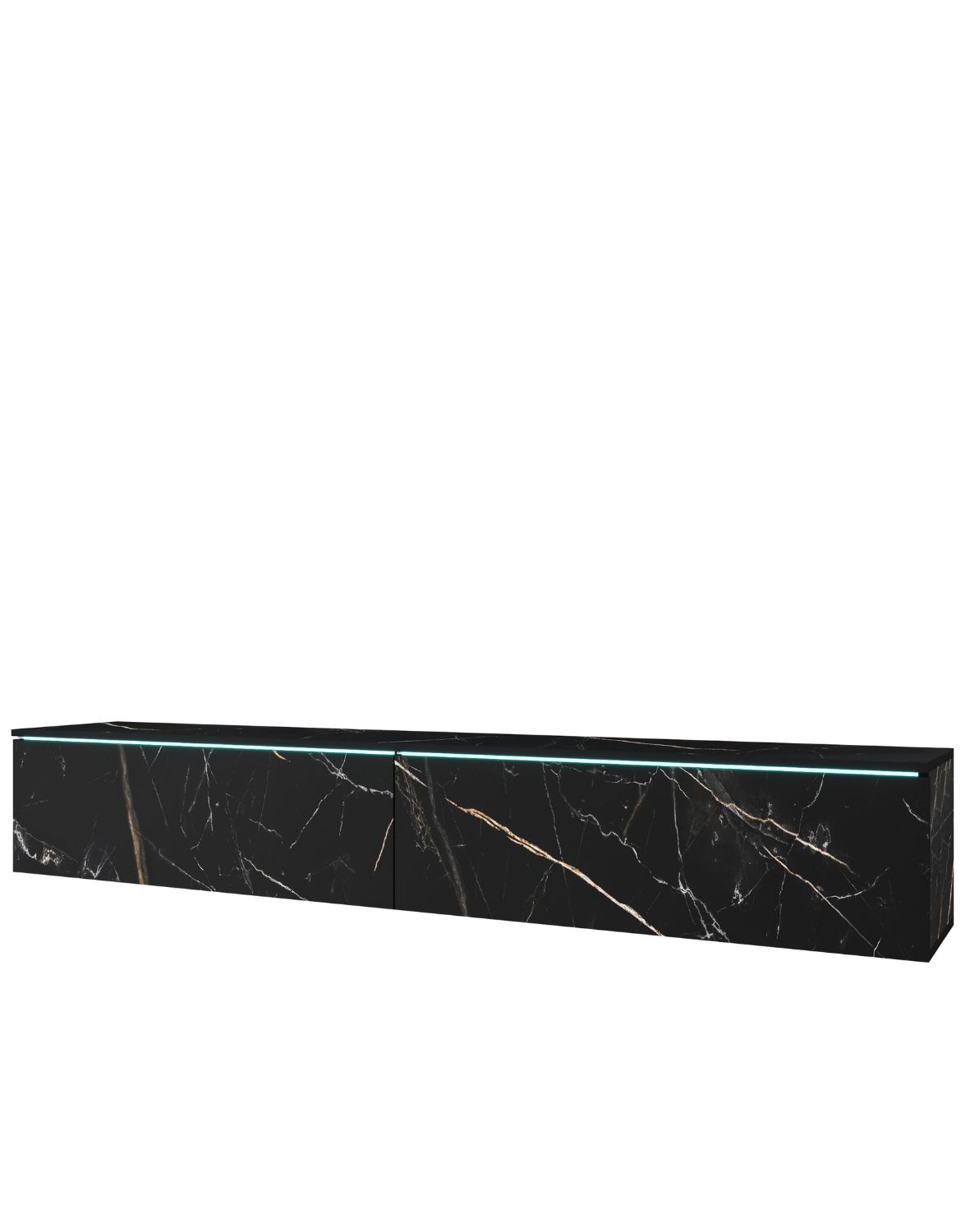 TV stolek mramor LED San Sebastian Lowboard D180
