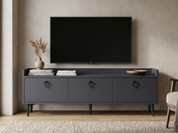 TV stolek PIENA 160 cm, antracitový