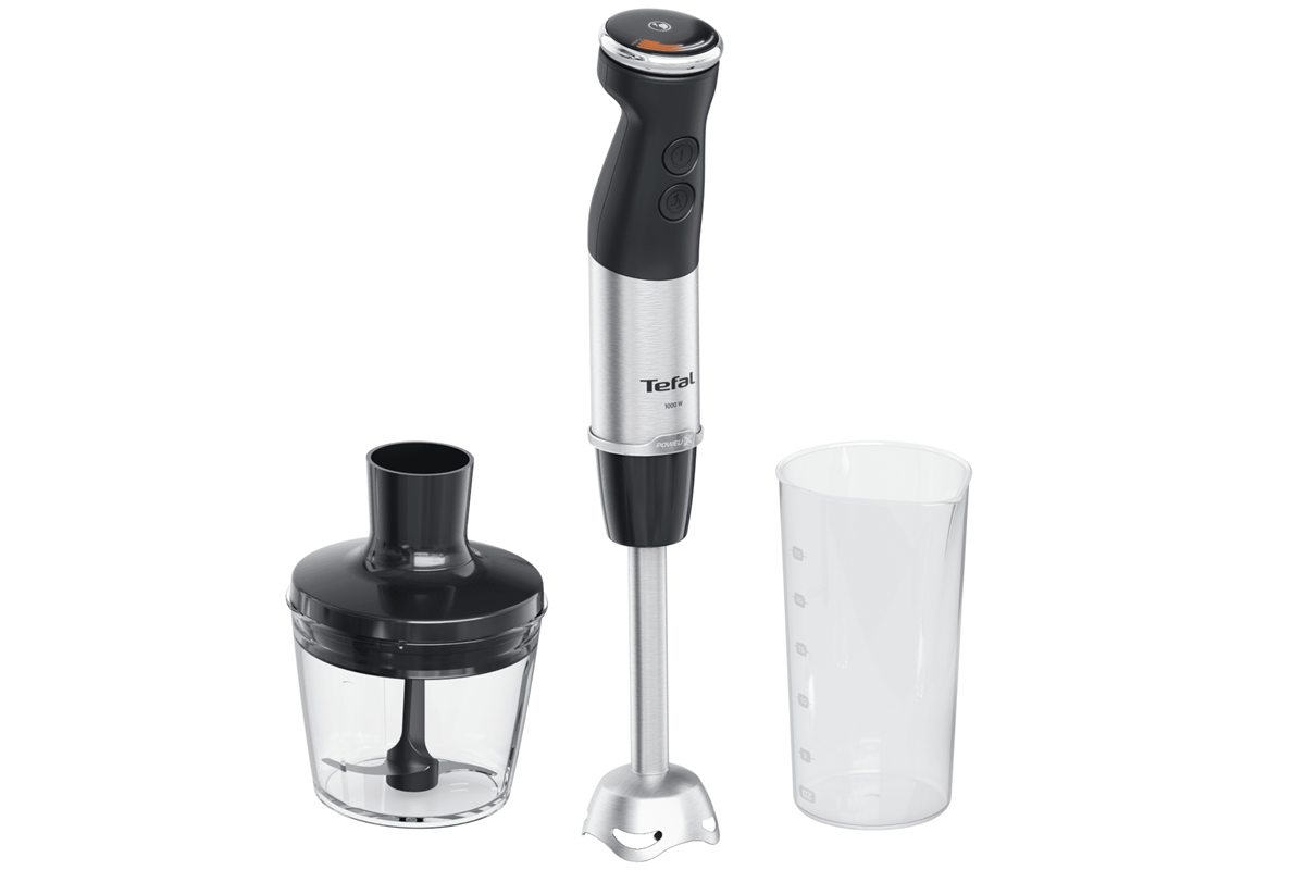 Tyčový mixér Tefal Quickchef+ HB672830 Nerezový/Černý