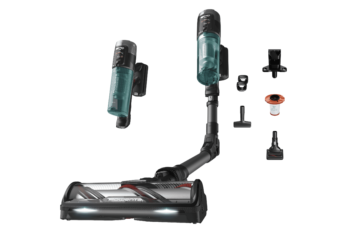 Tyčový vysavač Rowenta X-Force Flex 12.60 Neo Allergy RH9L42WO Tyrkysový/Černý