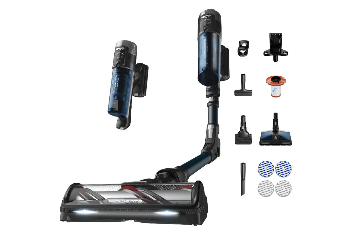 Tyčový vysavač Rowenta X-Force Flex 13.60 Animal Aqua RH9AD1WO Modrý/Černý