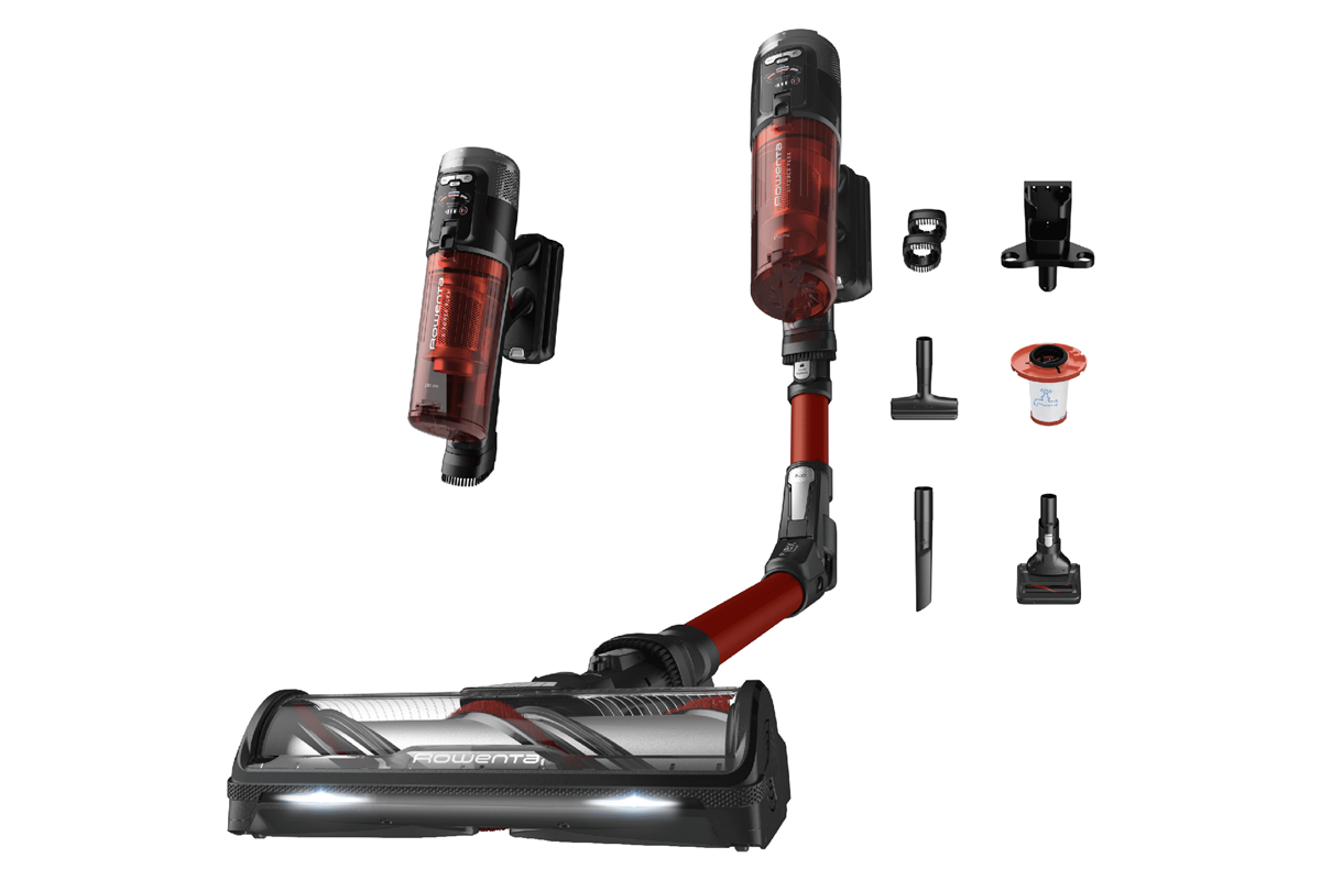 Tyčový vysavač Rowenta X-Force Flex 13.60 Animal RH9A73WO Červený/Černý