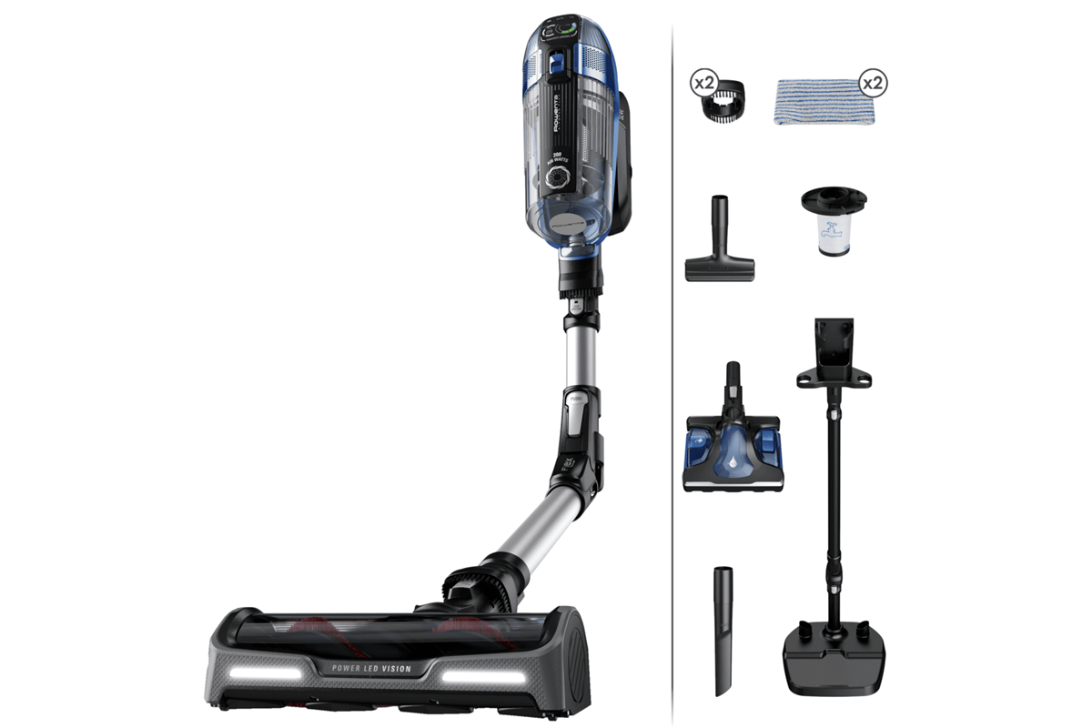 Tyčový vysavač Rowenta X-Force Flex 14.60 Aqua RH99C3WO Modrý/Černý
