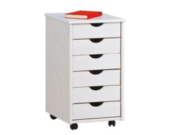 Úložný kontejner Simon, bělená borovice